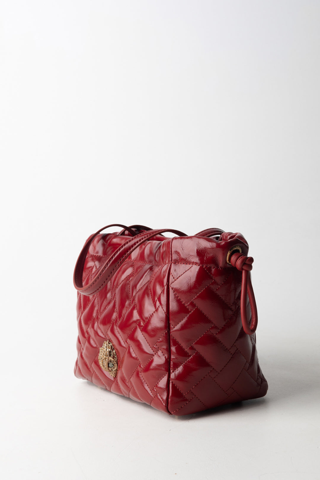 Kurt Geiger Borsa Tote String Piccola In Vernice 4376350319 RED