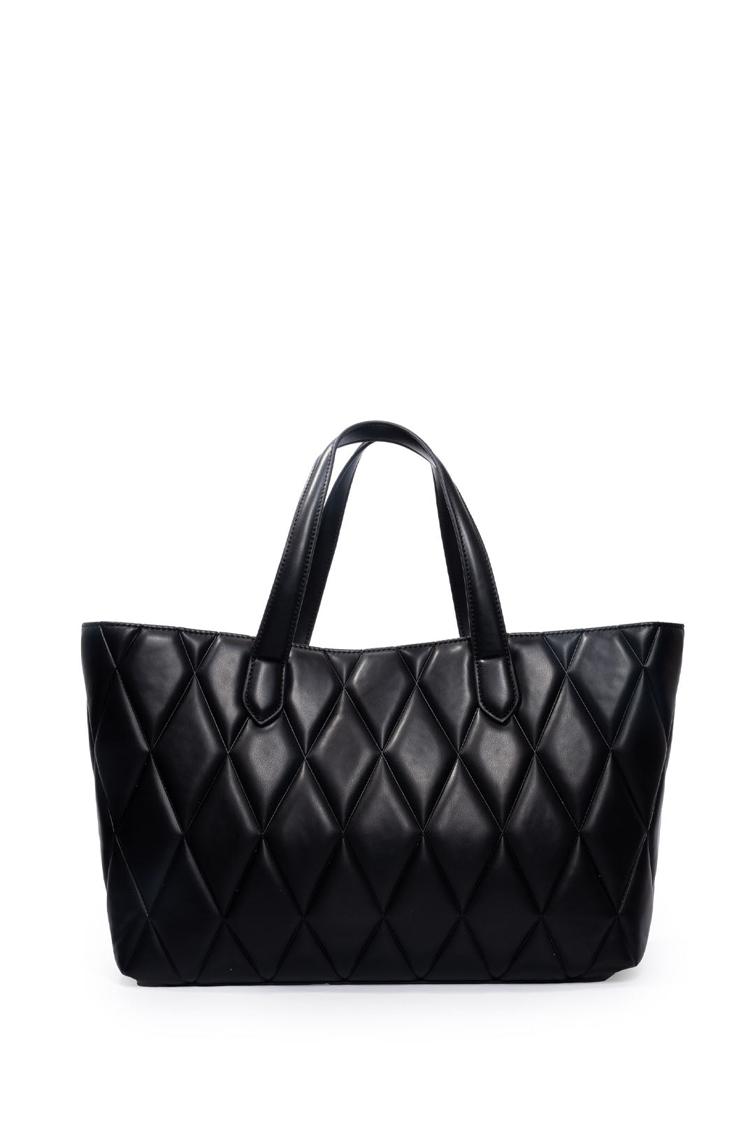 Twin-set Borsa Trapuntata Effetto Nappa con Doppio Manico 252TB7050 NERO