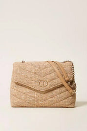 Twin-set Borsaa Tracolla Dreamy In Tweed 252TB7350 NATURAL BEIGE