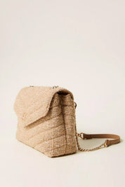 Twin-set Borsaa Tracolla Dreamy In Tweed 252TB7350 NATURAL BEIGE