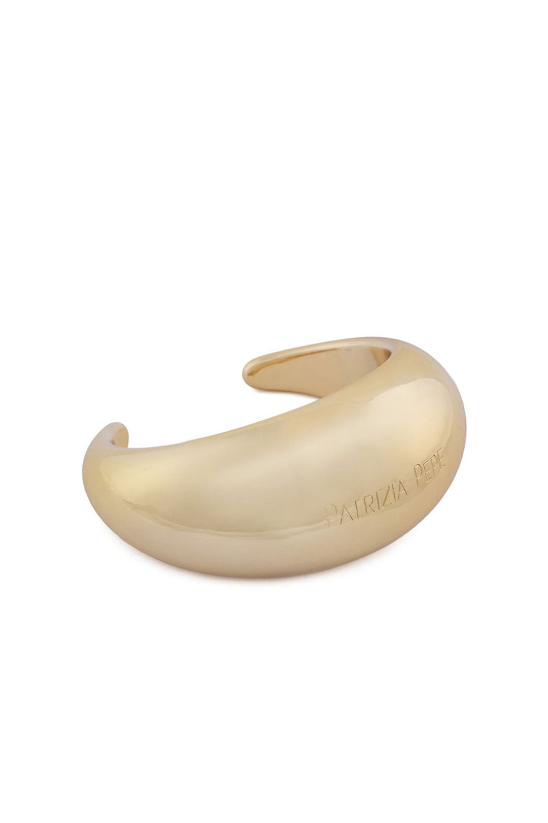 Patrizia Pepe Bracciale Bombato In Resina con Logo Inciso 2J2562 M074 LIGHT SHINY GOLD