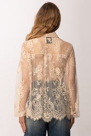 Aniye By Camicia In Pizzo e Tulle con Ruches 185282 SOFT SKIN :PE26