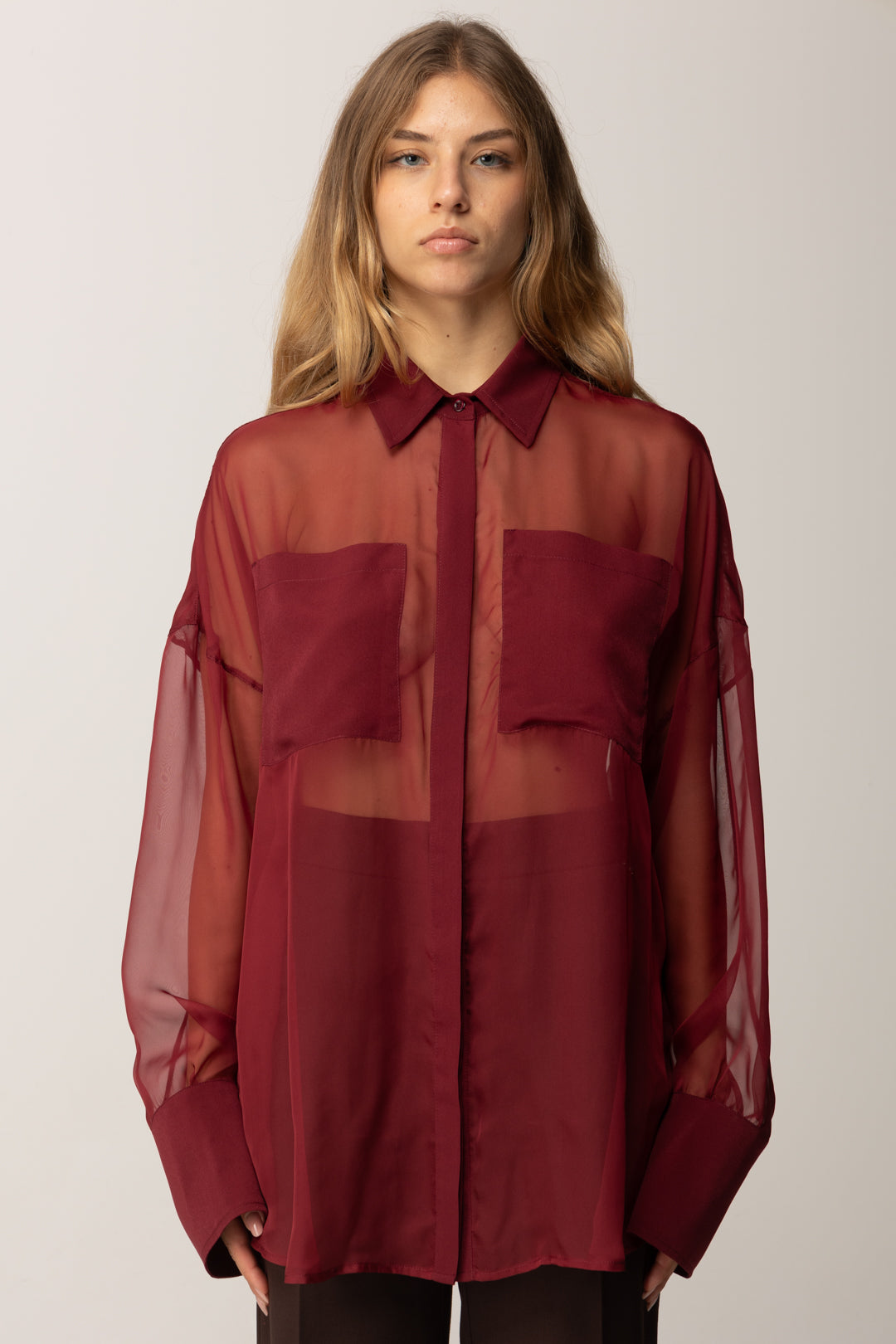 Aniye By Camicia Ivette con Trasparenze 181362 RUBINO