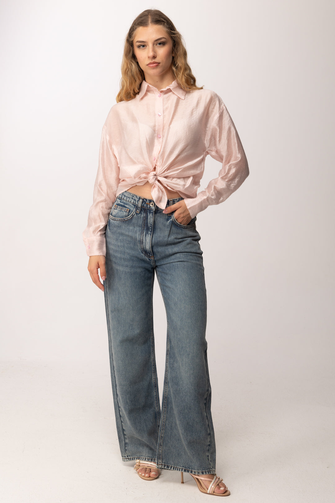 Imperial Camicia Morbida con Nodo Frontale C9990030V ROSA