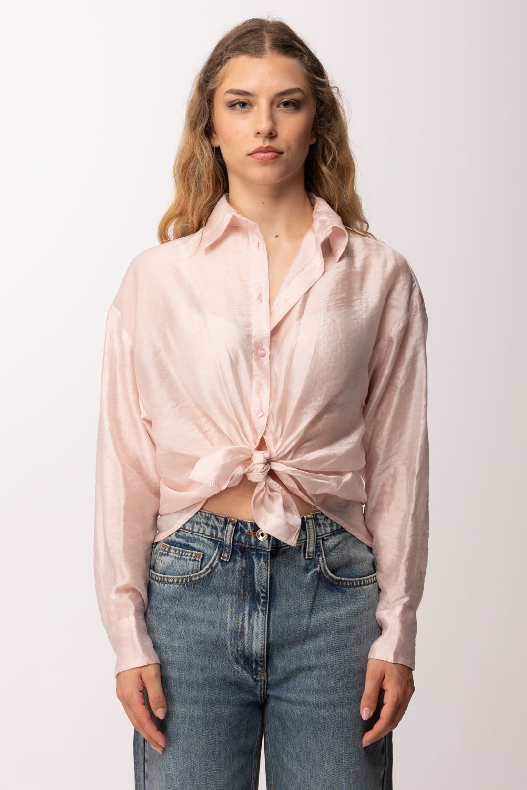 Imperial Camicia Morbida con Nodo Frontale C9990030V ROSA