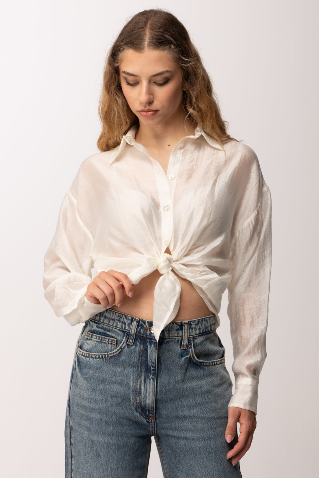 Imperial Camicia Morbida con Nodo Frontale C9990030V VANIGLIA