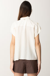 Twin-set Camicia Over In Misto Seta 251TP2501 NEVE