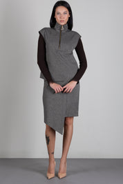Patrizia Pepe Camicia Relaxed Fit In Misto Cotone 2C0059 C0277 TAUPE CHINE