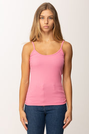 Khloe Femme Canotta Basica a Costine ROSA