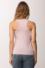 Patrizia Pepe Canotta In Lyocell con Logo Frontale 2M4543 J419 SHELL LILAC