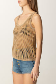 Manila Grace Canotta In Punto Rete Y446ZX MIELE