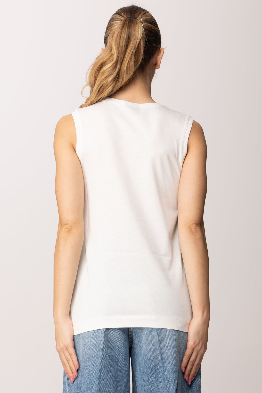 Pinko Canotte con Ricamo Cuore 105741 A326 Z05