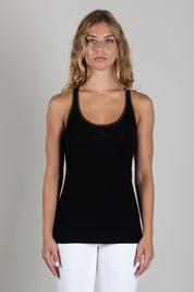Elisabetta Franchi Canottiera CN28B66E2 NERO
