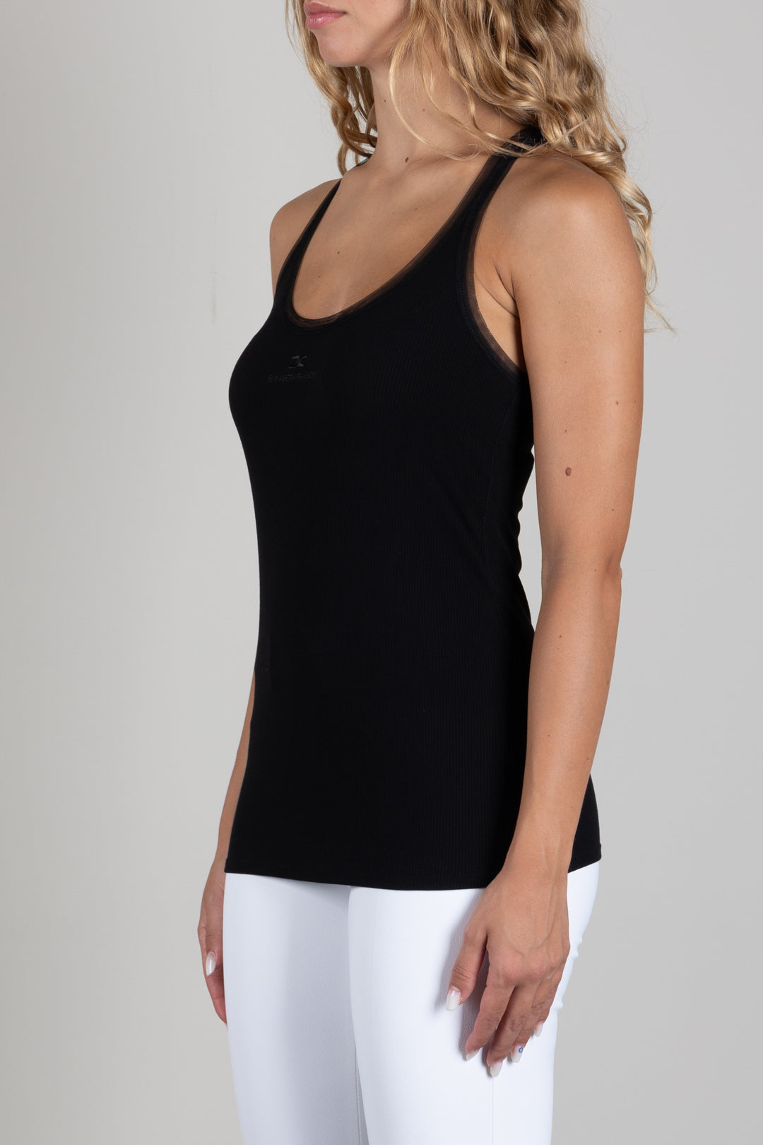 Elisabetta Franchi Canottiera CN28B66E2 NERO