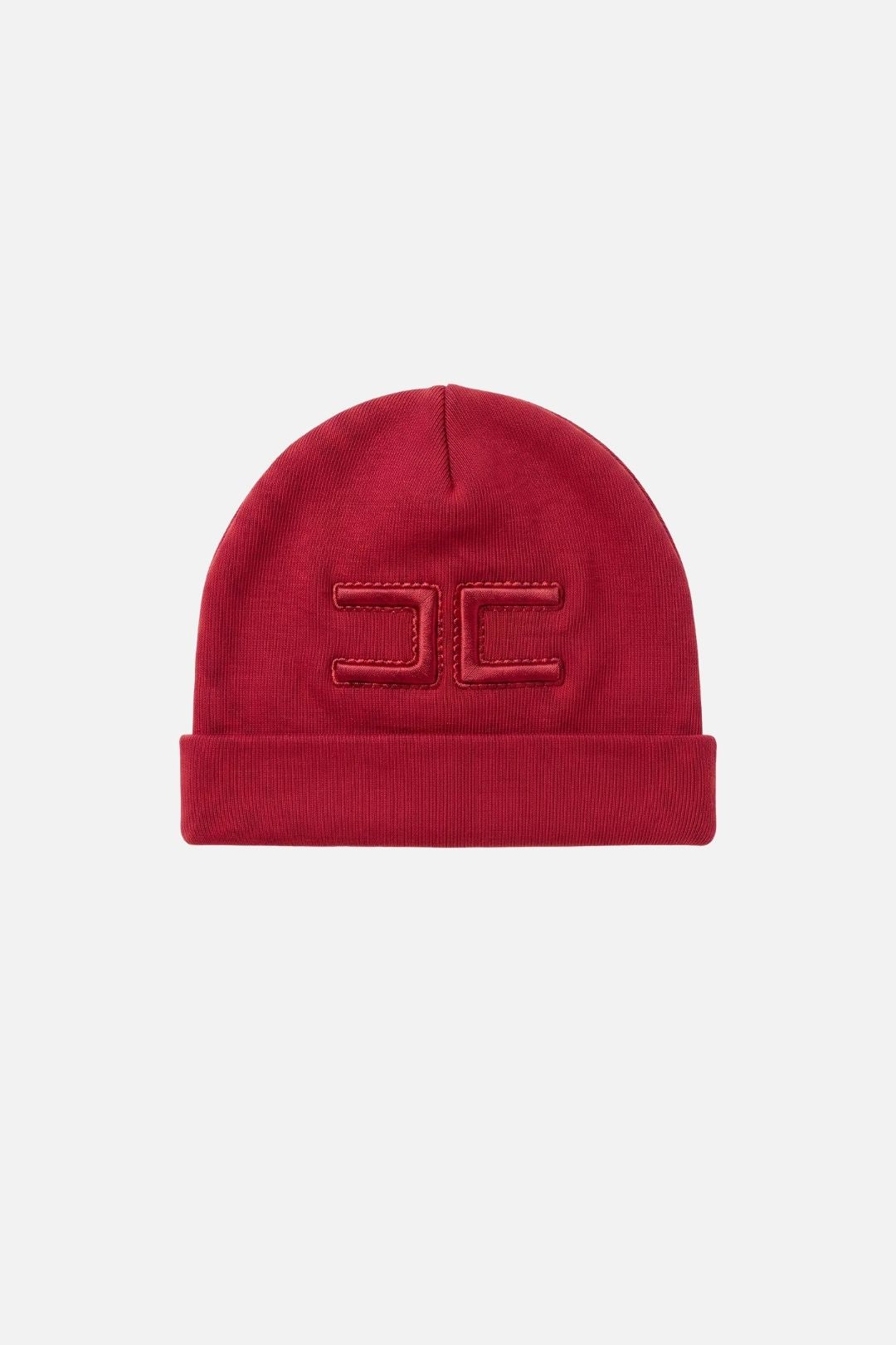 Elisabetta Franchi Bambina Cappellino In Felpa con Ricamo Cc ENCP0870FF002.3014