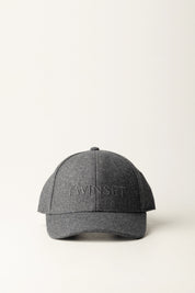 Twin-set Cappello Baseball In Panno con Logo 252TA4430 MEDIUM MELANGE GREY