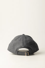 Twin-set Cappello Baseball In Panno con Logo 252TA4430 MEDIUM MELANGE GREY