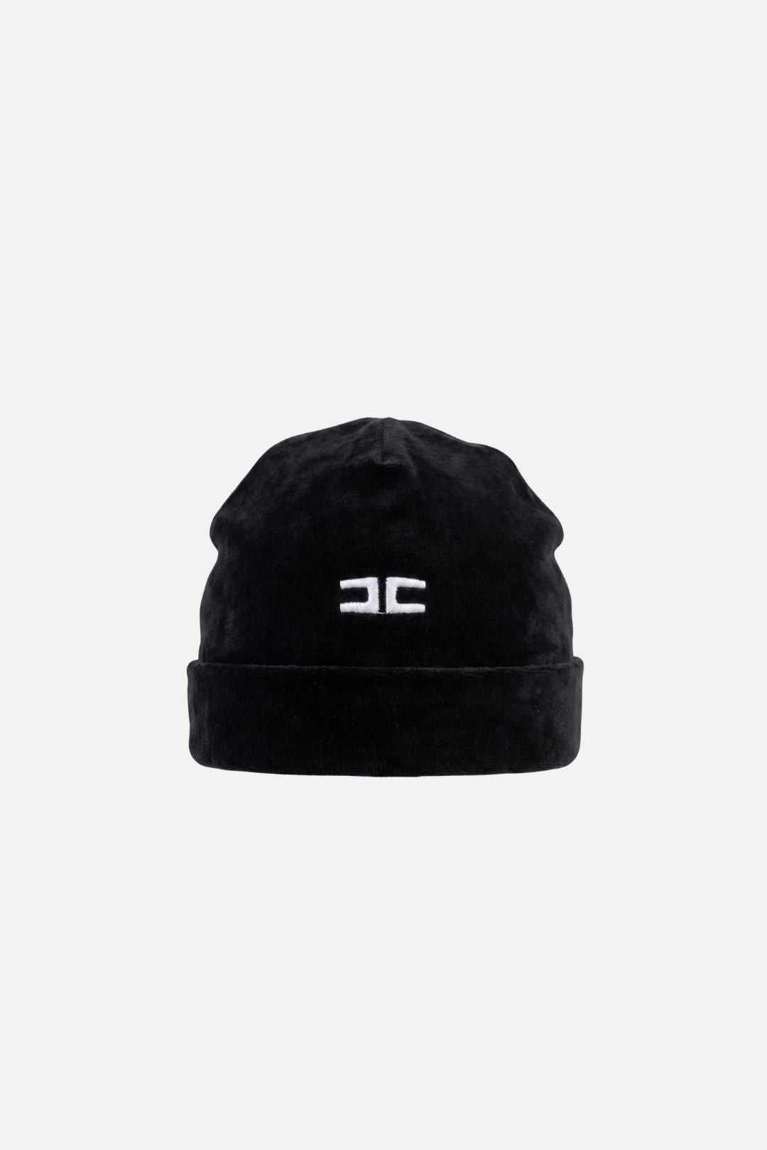 Elisabetta Franchi Bambina Cappello In Ciniglia con Logo a Contrasto ENCP0960CI025.N100