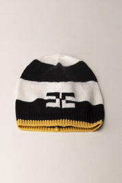 Elisabetta Franchi Bambina Cappello In Maglia a Righe con Logo ENCP079CFL001.D675