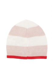Elisabetta Franchi Bambina Cappello In Maglia a Righe con Logo ENCP079CFL001.D875