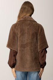 Manila Grace Cappotto Corto In Eco-pelliccia E175PU ARABICA