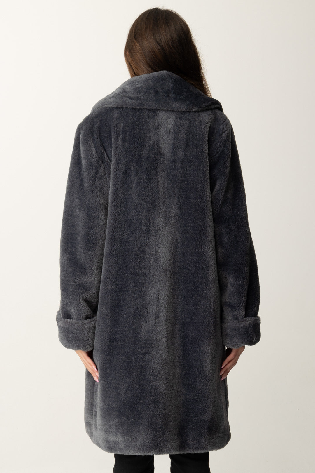 Pelliccia Sintetica Cappotto Animalier Twin Set Twin-set Donna