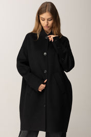 Pinko Cappotto Lungo In Lana NERO LIMOUSINE