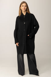 Pinko Cappotto Lungo In Lana NERO LIMOUSINE