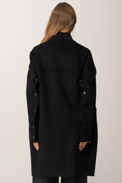 Pinko Cappotto Lungo In Lana NERO LIMOUSINE