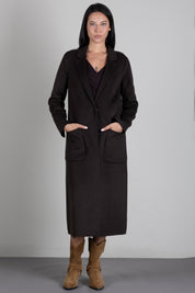 Vicolo Cappotto Lungo In Misto Lana TAC0002 FONDENTE