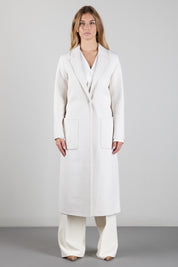 Vicolo Cappotto Lungo In Misto Lana TAC0002 INTONACO