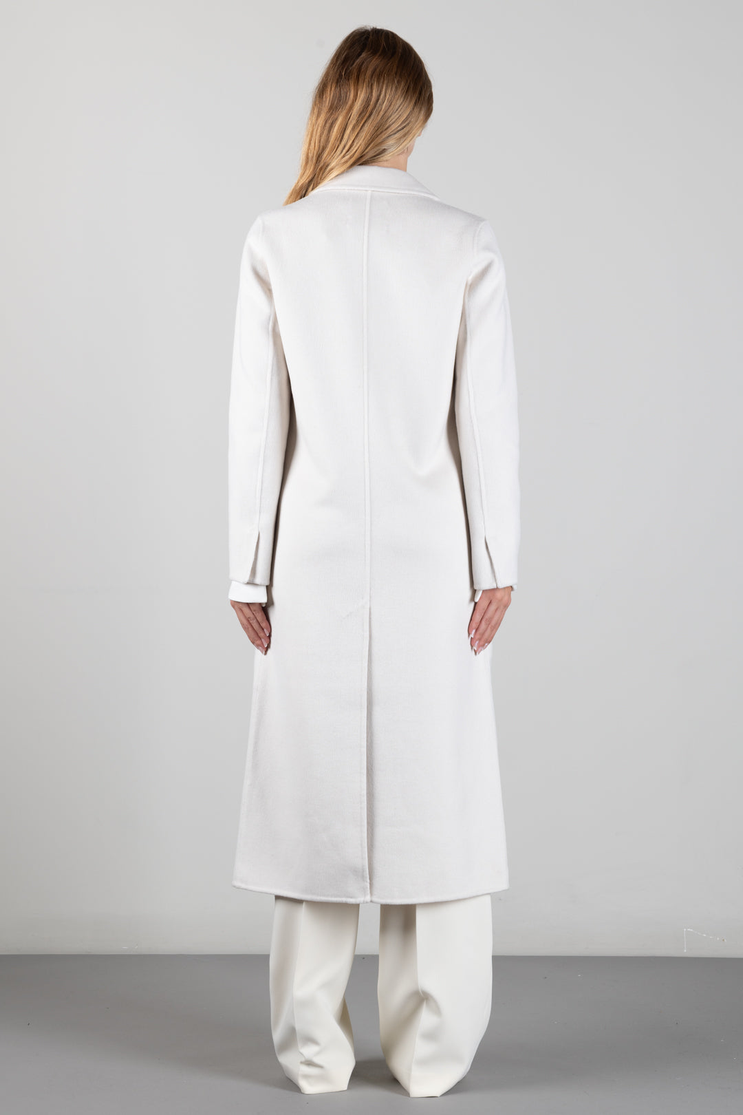 Vicolo Cappotto Lungo In Misto Lana TAC0002 INTONACO