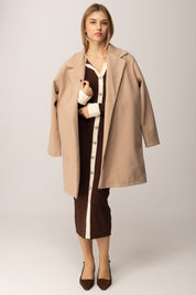 Khloe Femme Cappotto Over Doppiopetto BEIGE