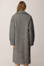 Khloe Femme Cappotto Over Double Face GRIGIO