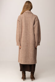 Khloe Femme Cappotto Over Double Face MORO