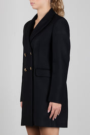 Elisabetta Franchi Bambina Cappotto Sfiancato Doppiopetto con Bottoni Logati EFCT0080TV155.N000
