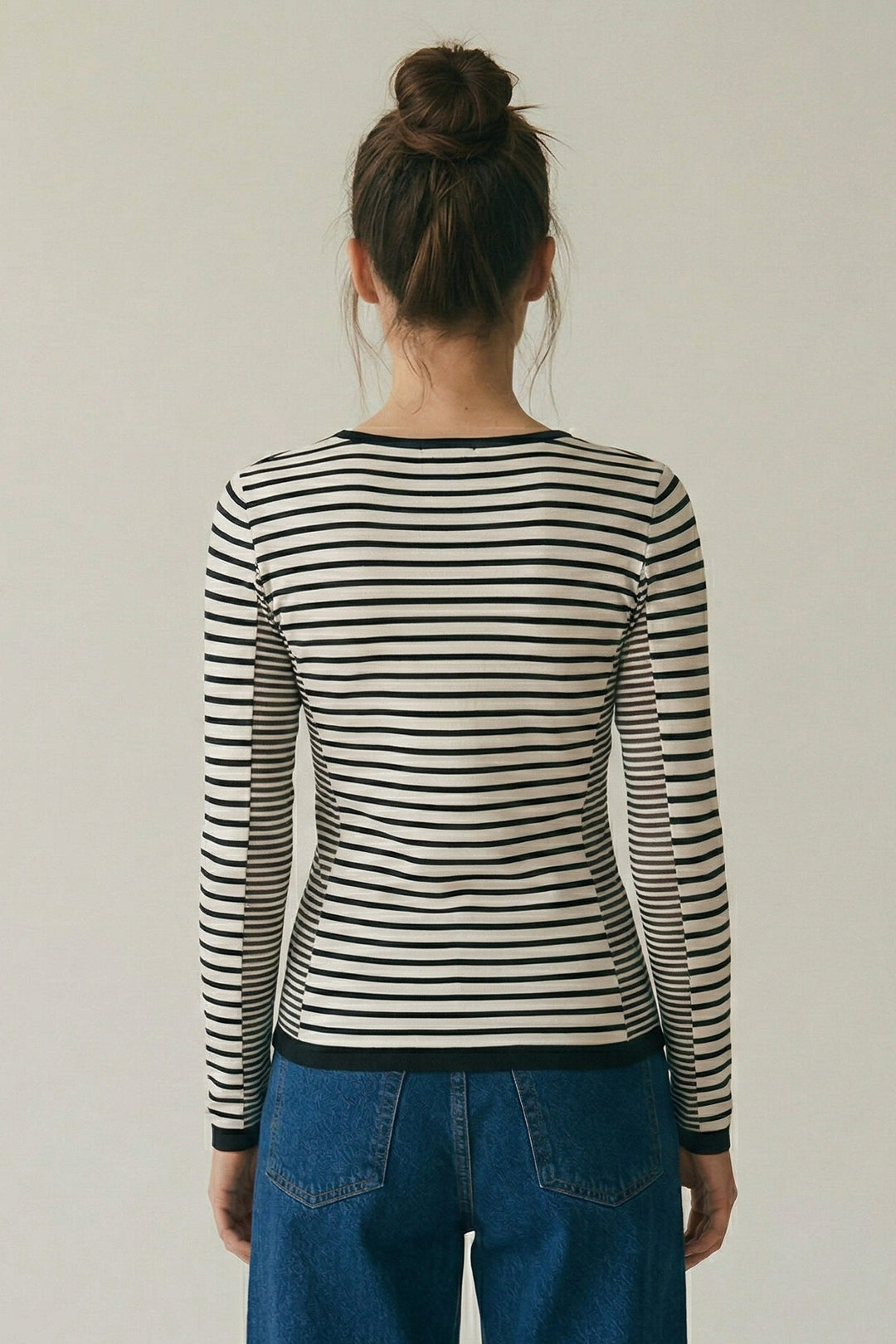 Elisabetta Franchi Cardigan a Righe MK04T61E2 NERO/BURRO