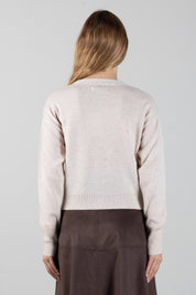 Manila Grace Cardigan Corto con Scollo a V M403WU TUFFET :AI26