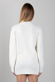 Elisabetta Franchi Bambina Cardigan In Cotone con Bottoni Logati EFMA203CFL159.0077