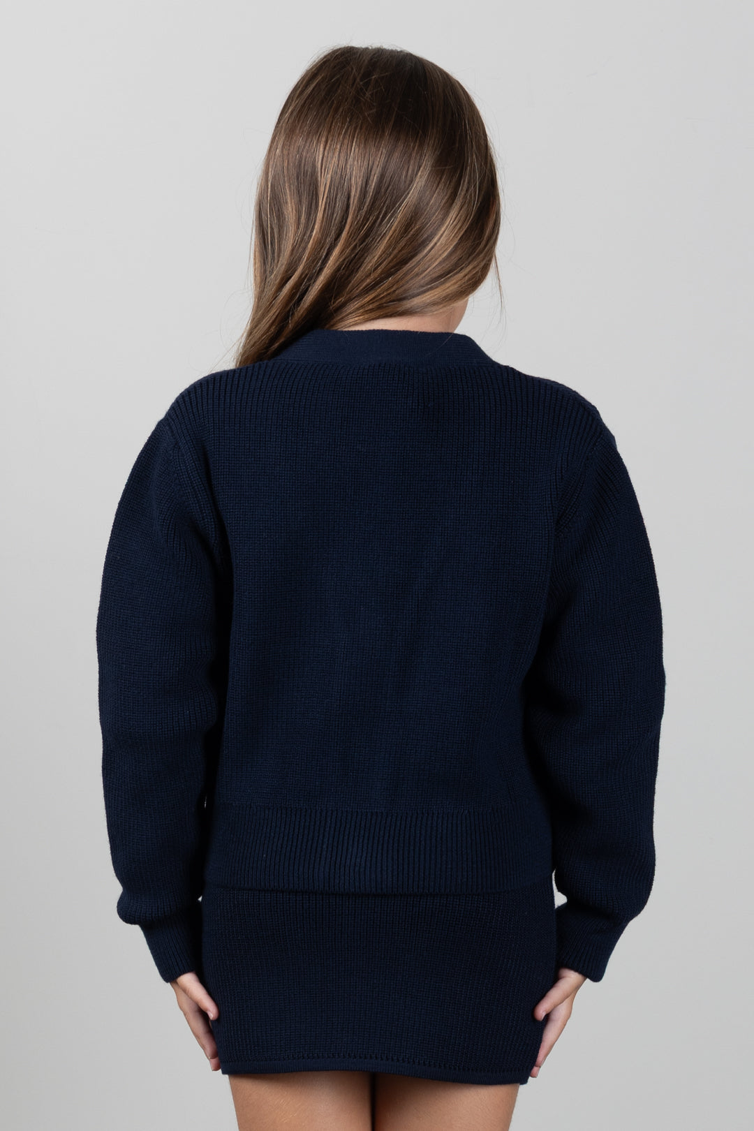 Elisabetta Franchi Bambina Cardigan In Cotone con Bottoni Logati EFMA203CFL159.4462