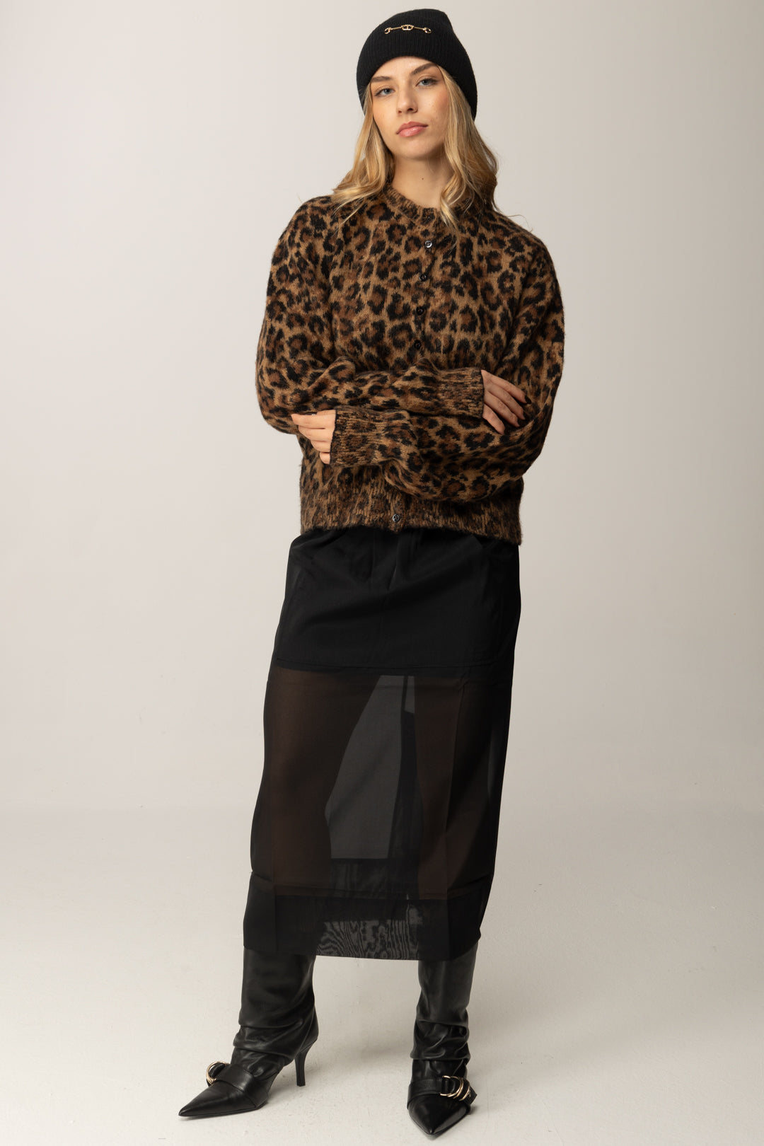 Aniye By Cardigan Keira In Maglia Di Misto Alpaca MAKU