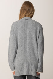 Pinko Cardigan Lungo con Scollo a V GRIGIO-MONUMENTO GR.