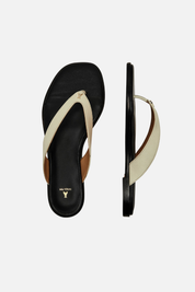 Patrizia Pepe Ciabatte In Suede con Doppia Fascia e Logo 2X0052 L026 WOOLY WHITE/BLACK