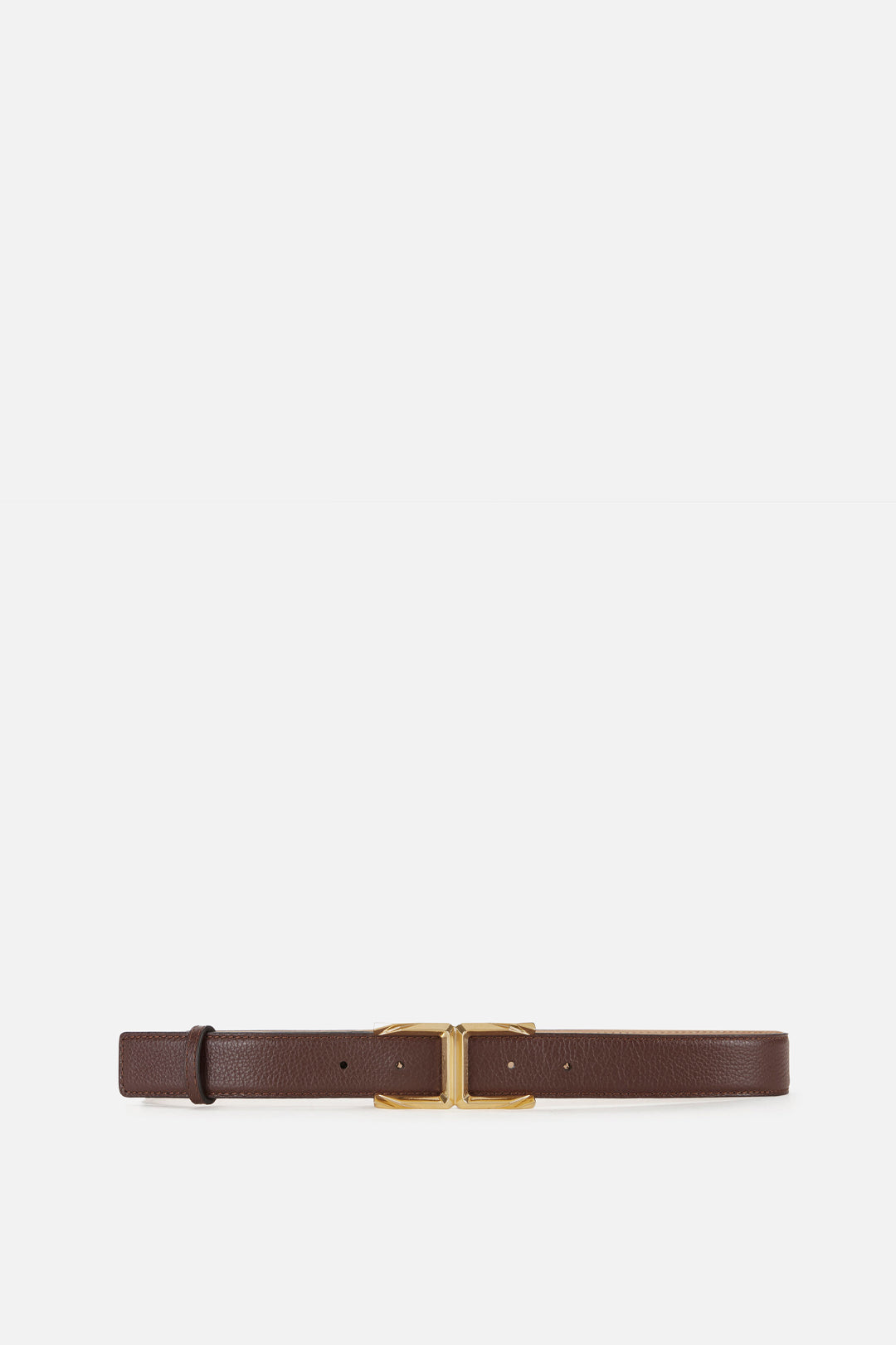 Elisabetta Franchi Cintura In Vera Pelle con Logo CT88S62E2 CACAO