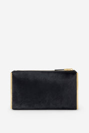 Elisabetta Franchi Clutch In Cavallino con Dettagli Dorati BS11A67E2 NERO