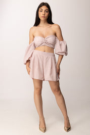 Khloe Femme Completo con Top e Shorts 53734 ROSA