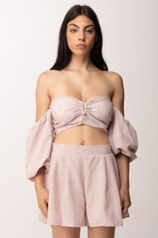 Khloe Femme Completo con Top e Shorts 53734 ROSA