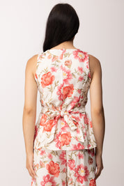Khloe Femme Completo Floreale con Top e Pantalone Palazzo 54668-54669 FANTASIA 2