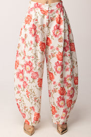 Khloe Femme Completo Floreale con Top e Pantalone Palazzo 54668-54669 FANTASIA 2