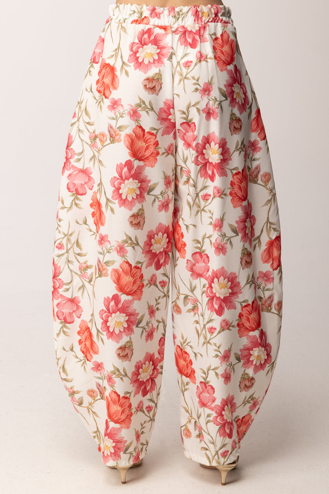 Khloe Femme Completo Floreale con Top e Pantalone Palazzo 54668-54669 FANTASIA 2